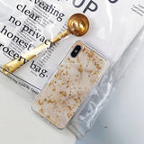 Luxury Gold Foil Bling Marble