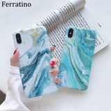 Ink Blue Flow Gold Marble