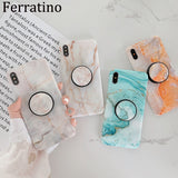 Luxury Ink Marble Holder Silicone
