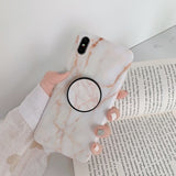 Luxury Ink Marble Holder Silicone