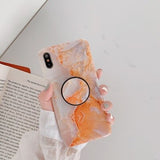 Luxury Ink Marble Holder Silicone