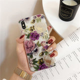 Gold Bronzing Rose Flower Clear