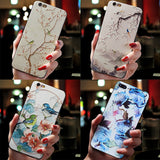 3D Floral Birds Emboss Soft Cover