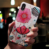 3D Floral Birds Emboss Soft Cover