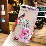3D Flower Birds Embossed Cover