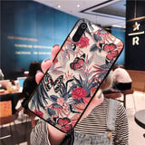 3D Flower Cat Dog Pooh Bird Emboss Case