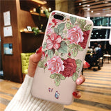 3D Relief Flower Case
