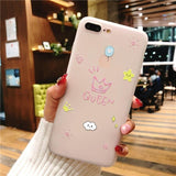 3D King Queen Floral Emboss Cover