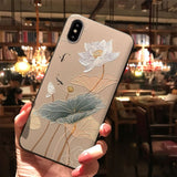 3D Emboss Floral Case