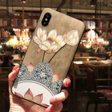 3D Emboss Floral Case