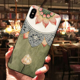 3D Emboss Floral Case