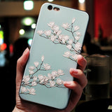 3D Embossed Flowers Pattern Cover