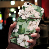 3D Embossed Flowers Pattern Cover