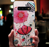 3D Embossed Flowers Pattern Cover