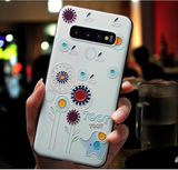 3D Embossed Flowers Pattern Cover