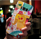 3D Flower Emboss Case